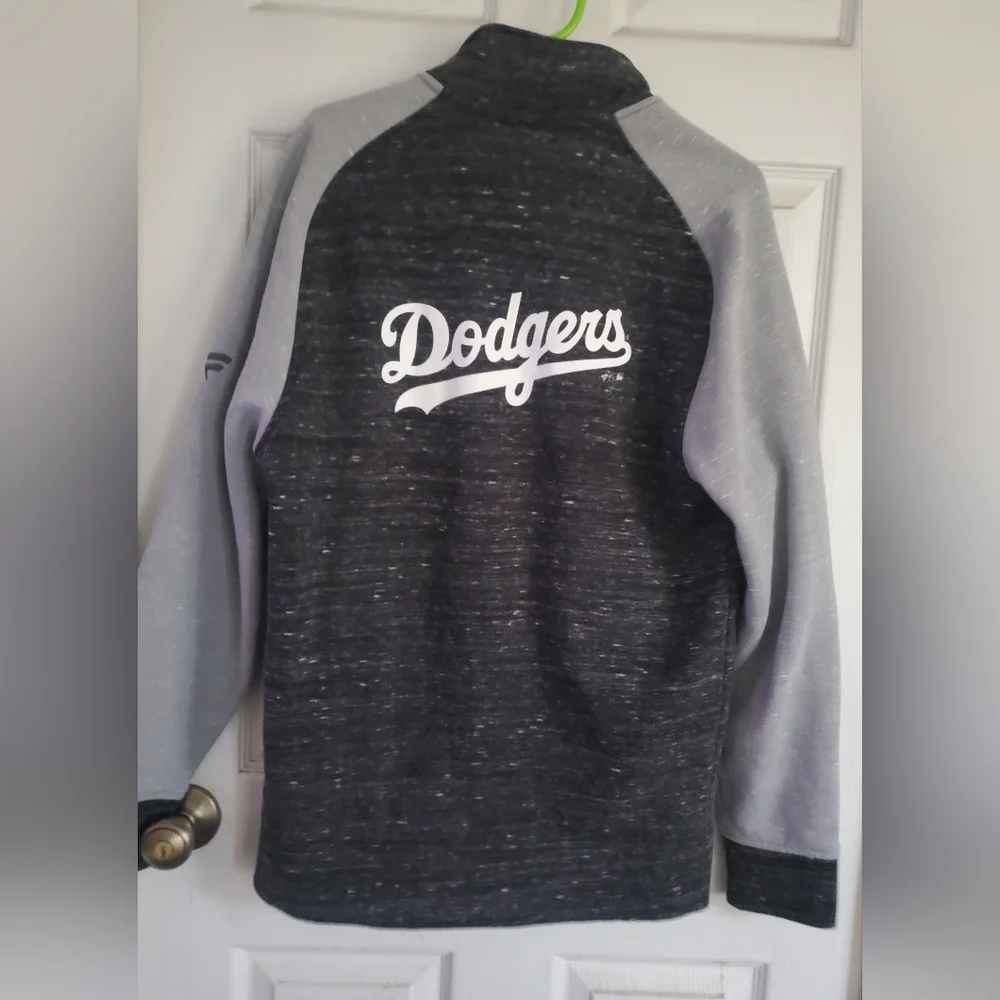 Los Angeles Dodgers Fanatic Full Zip Sweatshirt Jacket, Size Mesium